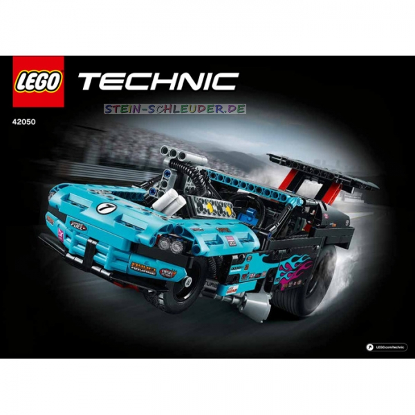 Lego Technik Bauanleitung -Drag Racer- (42050)