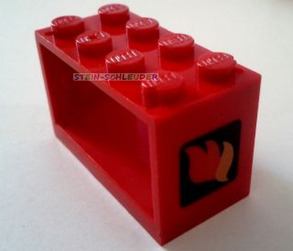 Lego Schlauchtrommelhalter 2 x 4 x 2 bedruckt (4209p01)