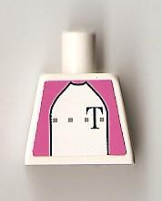 Lego Minifigur Torso Classic Town -Telekom- (973pb0433)