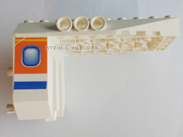 Lego Flugzeugrumpf 6 x 10 x 5 bedruckt (42601pb02)