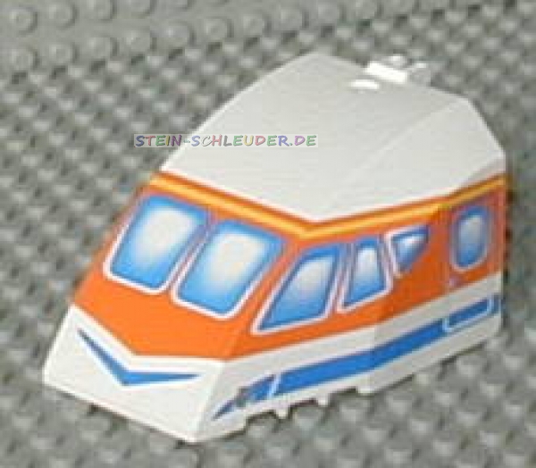 Lego Scharnier/Windschutz 8 x 6 x 4 bedruckt (42602pb05)