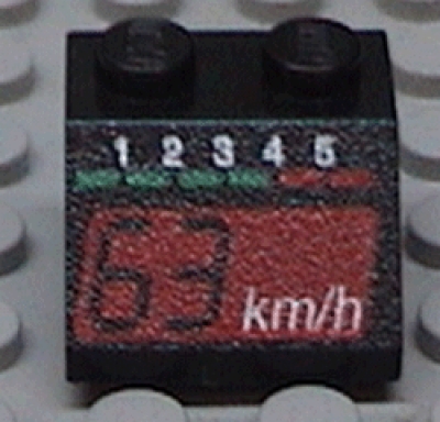 Lego Schrägstein 45 bedruckt (3039pb20)