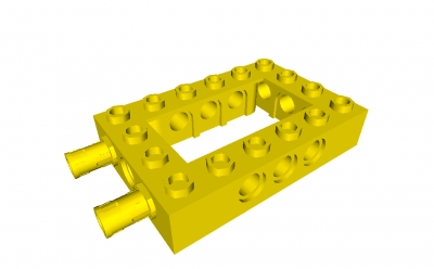 Lego Lochstein 4 x 6 mit Pins (40344x01)