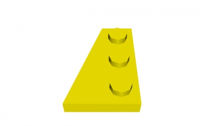 Lego Diagonalplatte 2 x 3 links (43723)