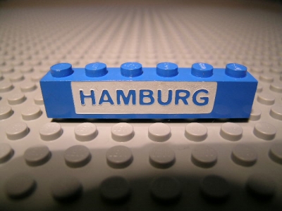 Lego Stein 1 x 6 bedruckt (3009px21)