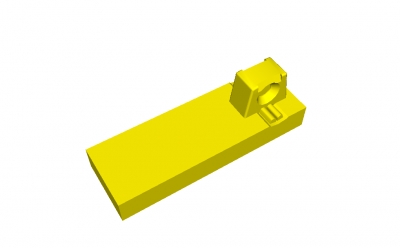 Lego Scharnierfliese 1 x 3 mit 1 Finger (44300)