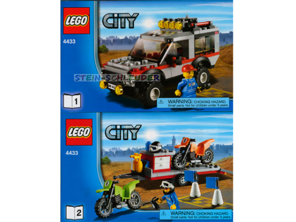 Lego Bauanleitung  -Dirt Bike Transporter- (4433)