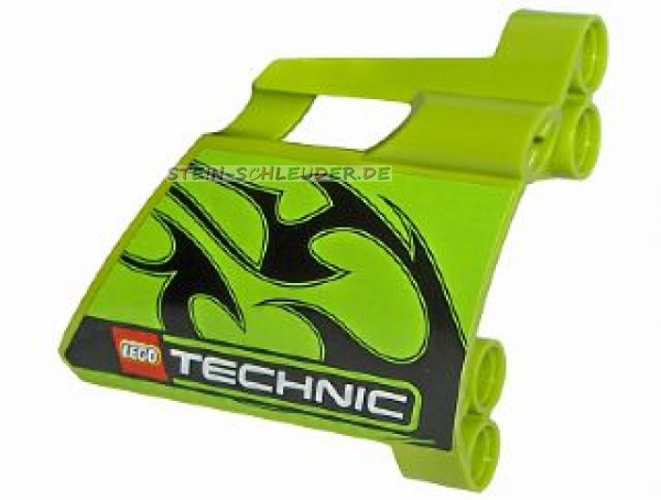 Lego Technik Verkleidungspaneel #22 mit Sticker (44352pb12)