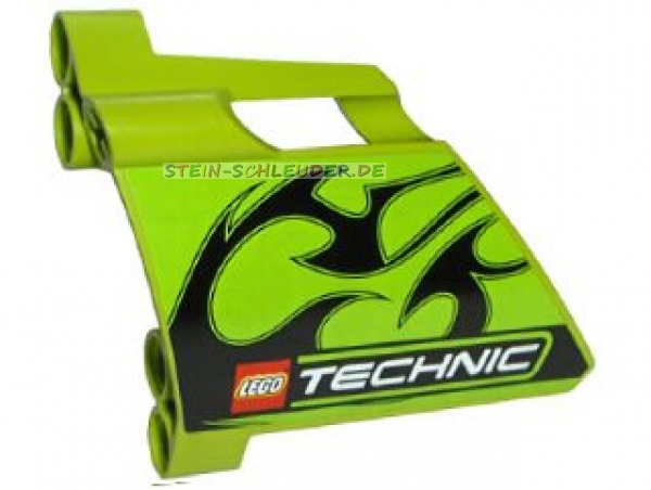 Lego Technik Verkleidungspaneel #23 mit Sticker (44353pb12)