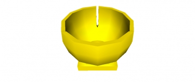 Platte 2 x 2 mit Halbkugelsockel 3 x 3 x 2 (44358)