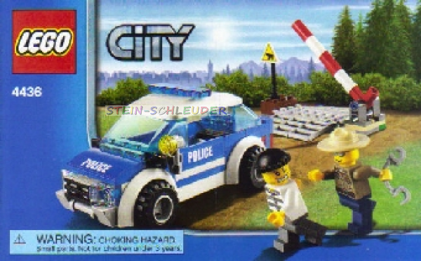 Lego City Bauanleitung  -Police Car- (4436)