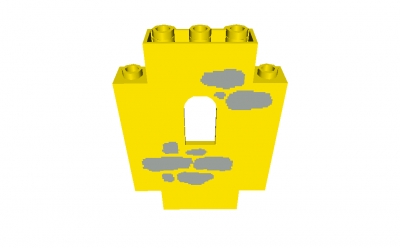 Lego Wand 2 x 5 x 6 (4444p05)