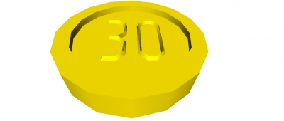 Lego Minfigur Münze 30 Mark (70501c)