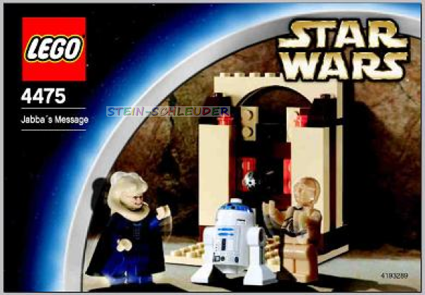 Lego Mini-Bauanleitung -Jabba's Message- (4475)
