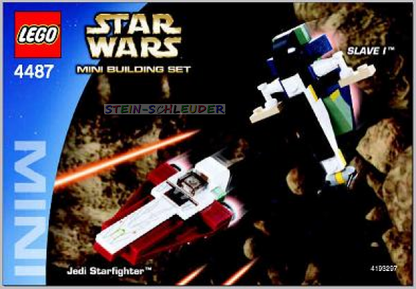 Lego Mini-Bauanleitung -LegoJedi Starfighter & Slave I- (4487)