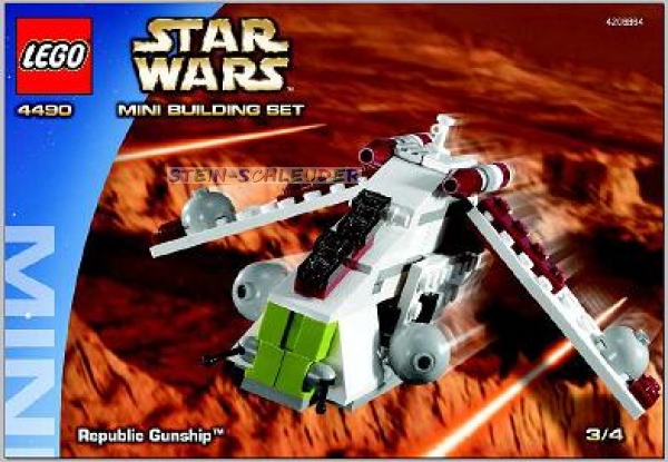 Lego Mini-Bauanleitung -Republic Gunship- (4490)