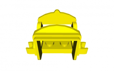 Lego Sattel mit 2 Clips (4491b)