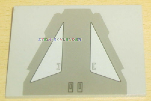 Lego Schrägstein 6 x 8 mit Sticker (4515pb010)