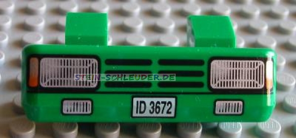 Lego Kühlergrill 2 x 6 bedruckt (45409pb02)