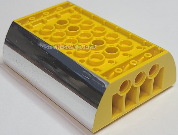 Lego Zylinderunterteil 6 x 8 x 4 bedruckt (45410pb01)