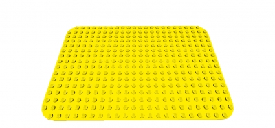 Lego Grundplatte 16 x 24 mit runden Ecken (455)