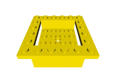 Lego Cockpit Platte 6 x 6 (4597)