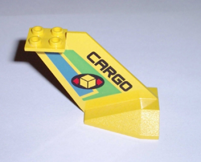 Lego Leitwerk bedruckt (4867pb02)