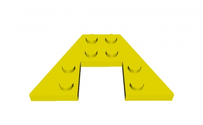 Lego Diagonalplatte 4 x 6 (47407)