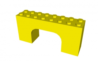 Lego Bogen 2 x 8 x 3 (4743)