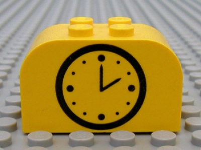 Lego Stein 2 x 4 x 2 abgerundet mit Aufdruck (4744px30)