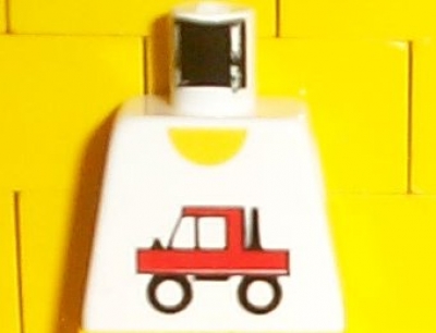 Lego Town Minifigur Torso -Trucker- (973pb06)