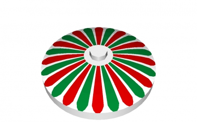 Lego Schüssel 4 x 4 bedruckt (3960p01)