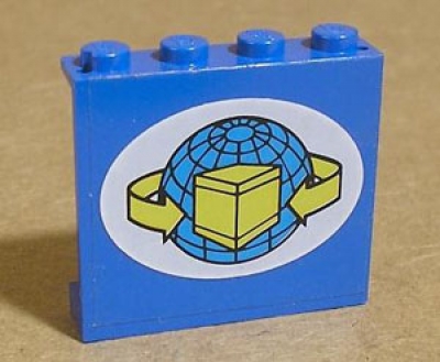 Lego Paneele 1 x 4 x 3 mit Sticker (4215pb061)