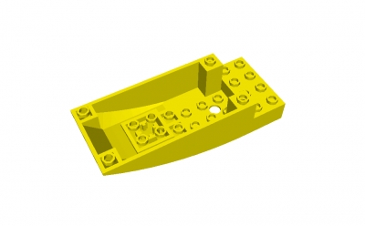 Lego Cockpit abgerundet 4 x 10 x 2 (47846)
