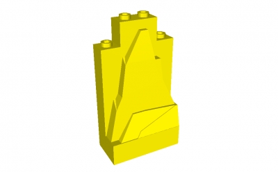 Lego Felsenteil 2 x 4 x 6 (47847)