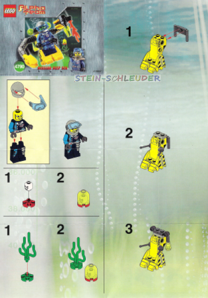 Lego Bauanleitung -Deep Sea Robot Diver- (4790)