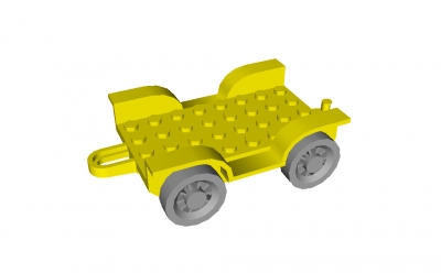 Lego Fabuland Autobasis 8 x 6 komplett (4796c01)