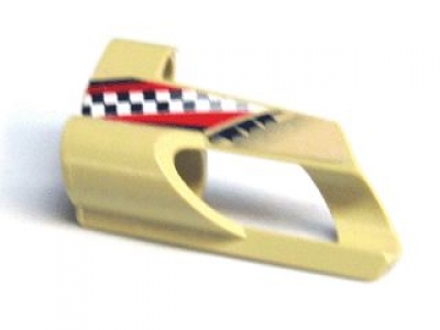 Lego Technik Verkleidungspaneel #6 mit Sticker (32528pb10)