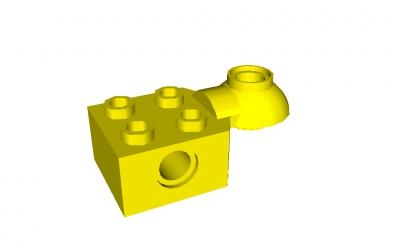 Lego Technik Lochstein 2 x 2 mit 2 Rotationssockel (48170)