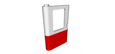 Lego Zugtür 1 x 4 x 5  links bedruckt (4181p02)