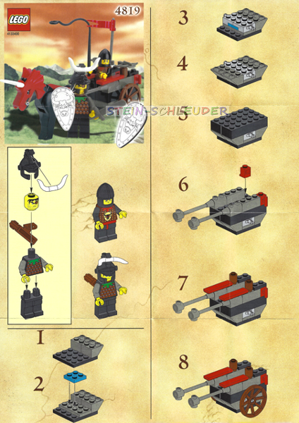 Lego Bauanleitung -Rebel Chariot- (4819)