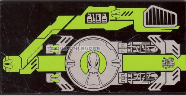 Lego Fliese 8 x 16 mit Sticker (48288pb08l)