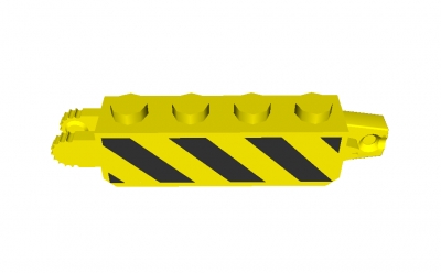 Lego Scharnierstein 1 x 4 bedruckt (30387p01)