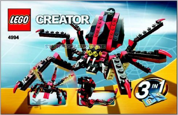 Lego Creator Bauanleitung -Fierce Creatures- (4994)