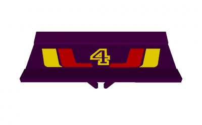 Lego Radar/Spoiler 6 x 3 (2440p01)