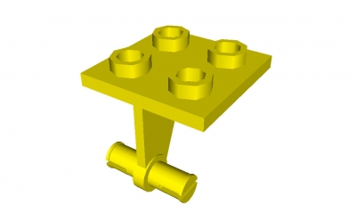 Platte 2 x 2 mit Radhalter (4860)