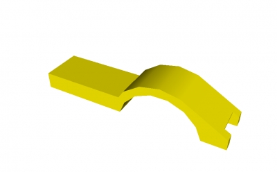 Lego Kotflügel 4 1/2 x 1 x 1 (50947)