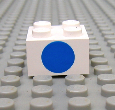 Lego Stein 2 x 2 bedruckt (3003px9)