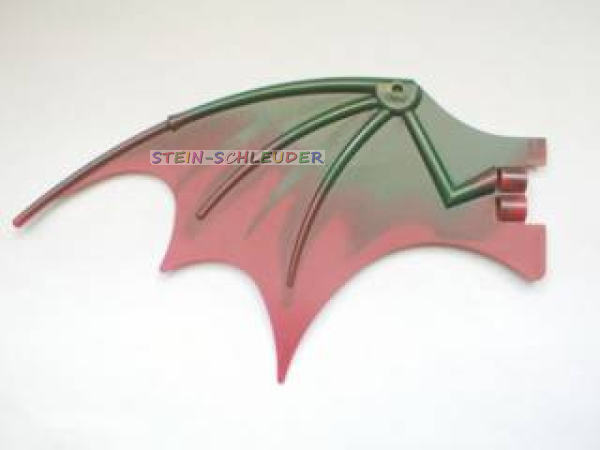 Lego Drachenflügel mit dunkelroten Schwingen (51342pb01)