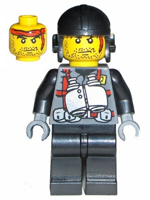 Lego Minifigur -Dino Digger-  (973pb0180c01)